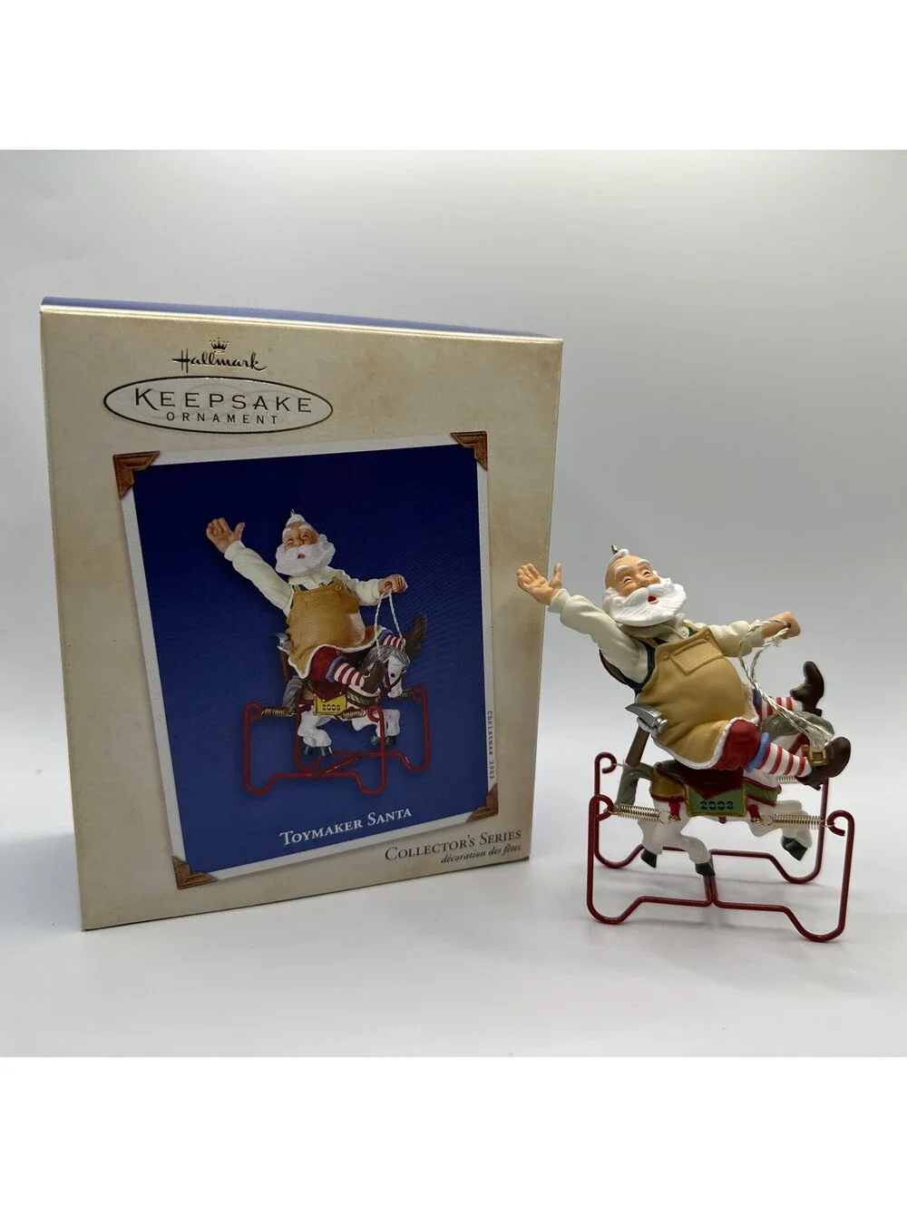 2003 Hallmark Keepsake Ornament – Toymaker Santa (4th in Series)
